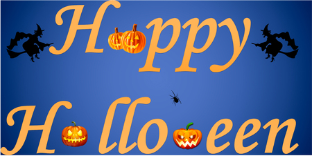 Happy Halloween Post Design by Shougui Yang. Halloween is the most memorable day of every kid at the area people celebrate this day! So it is also the most memorale day of adult!の写真素材