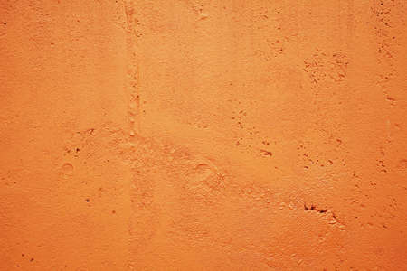  bright orange concrete wallの写真素材
