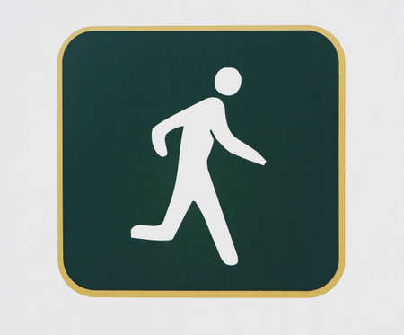 jogging signの写真素材