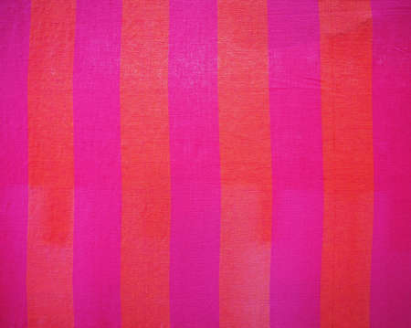 piece of bright fabric hanging on lineの写真素材