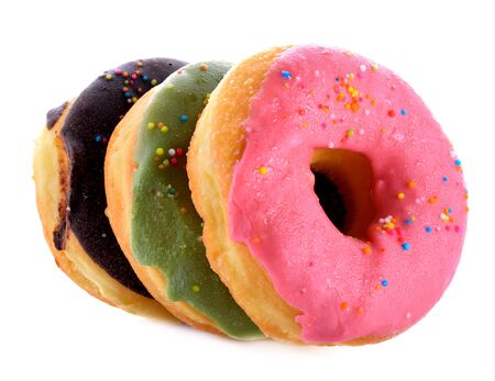 doughnut on a white backgroundの写真素材