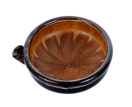 seramic bowl isolated on white backgroundの写真素材