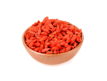 Goji Berries isolated on white backgrund