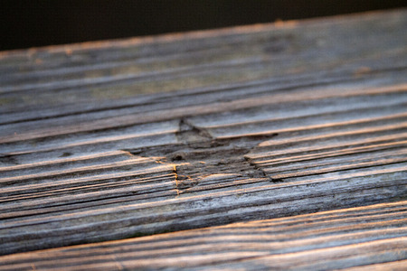 Star on Woodの写真素材