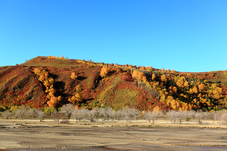 the colorful mountain