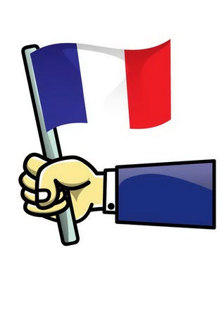 Flag of France icon.のイラスト素材