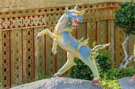 Thai Creatures statue from legend of Mysterious forest in Thai Royal Crematorium