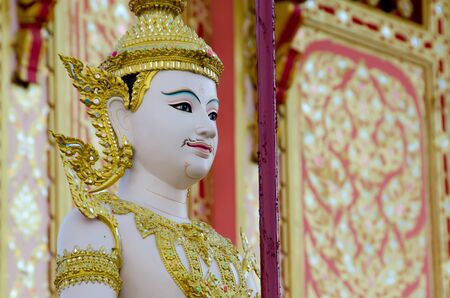 Statue angle in Thai Royal Crematoriumの写真素材