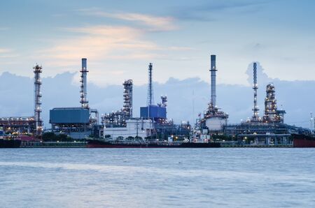 Refinery plant area in Bangkok