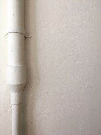 Pipe was attached on the wall