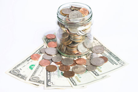 Jar, Coin, Savings.の写真素材