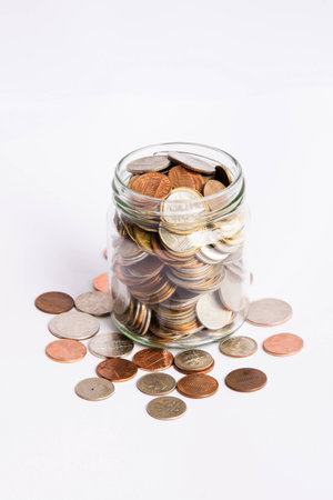 Jar, Coin, Savings.