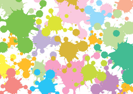 Colorful abstract painting backgroundの写真素材