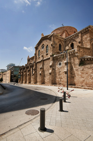 St. Louis capuchin catholic church in downtown of Beirut, Lebanonの写真素材