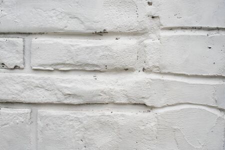 White brick wall background