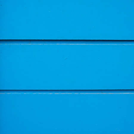 Sky blue wooden wall horizontalの写真素材