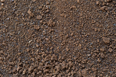 used coffee ground for drip backgroundの写真素材