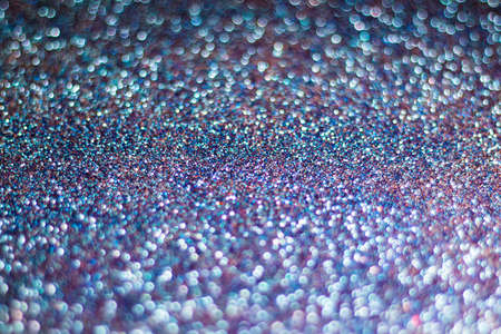 Vintage style abstract background with selective focus and bokeh. silver grey sparkling and shine backgroundの写真素材