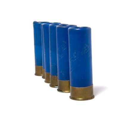 hunting  cartridge isolated on white