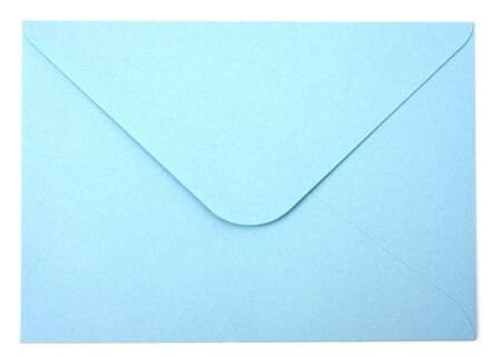 envelope isolated on the white backgroundの写真素材
