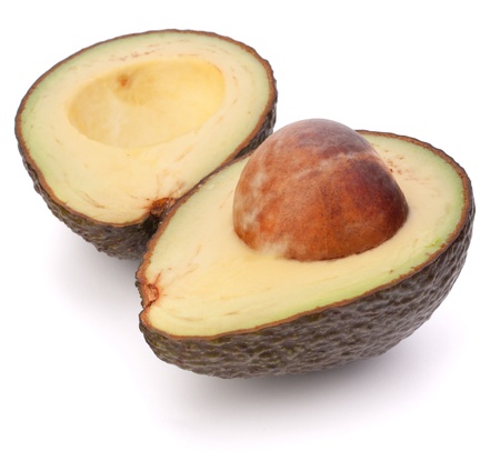 Avocado vegetable isolated on white background