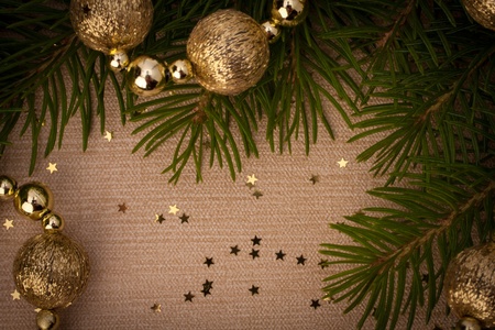 Christmas festive background with copy spaceの写真素材