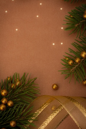 Christmas festive background with copy spaceの写真素材