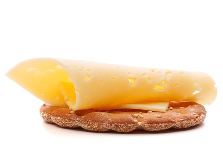 Cheese sandwich isolated on white background cutoutの写真素材