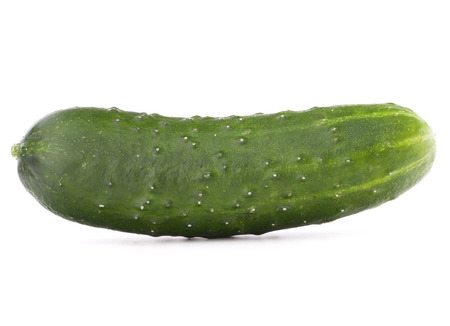 Cucumber vegetable  isolated on white background の写真素材