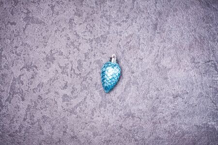 Christmas greeting card. Noel festive background. New year symbol. Cone.の写真素材