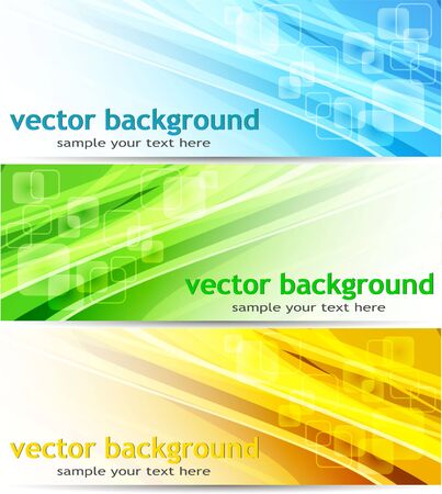The vector illustration contains the image of Abstract wavy backgroundのイラスト素材