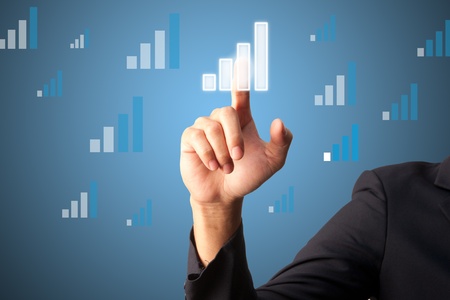 Hand selected the best signal interfaceの写真素材