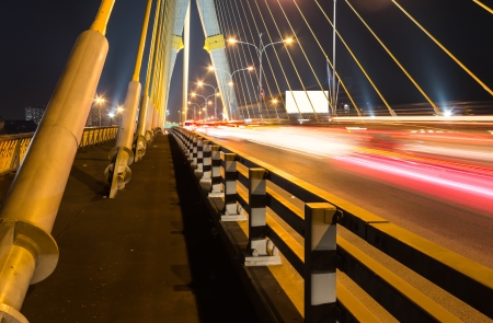 Bridge with traffic の写真素材