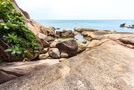 Stone sae at kho samui, Thailandの写真素材