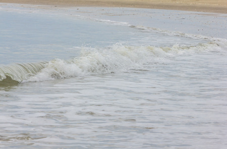 Tropical white sand beach at jaosamran beach in thailand