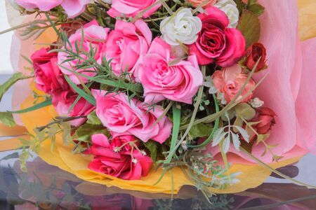 flowers bouquet arrange for decorationの写真素材