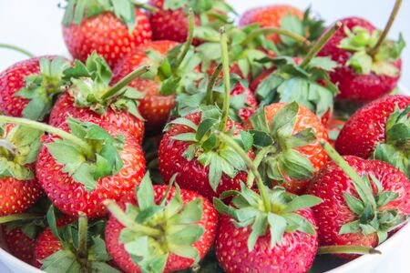 Fresh res strawberryの写真素材