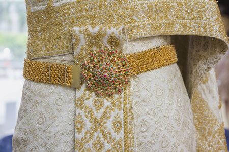 buckle with wedding thai styleの写真素材