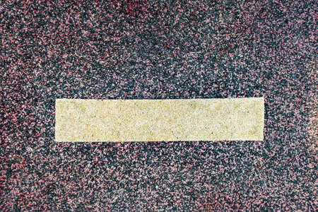 Rubber floor with white stripe symbol, Abstract backgroundの写真素材