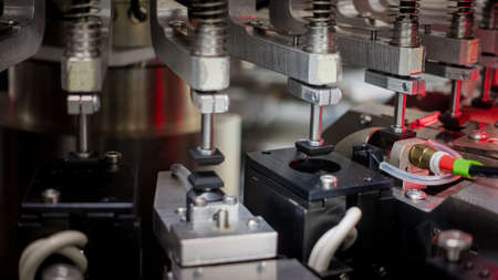 pick and place machine hi-speed for semiconductor factory in production line at clean room