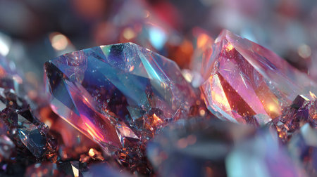 Gemstone close up shot with shallow depth of field (3d render)