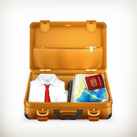 Suitcase,illustrationのイラスト素材