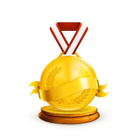 Gold Medalのイラスト素材
