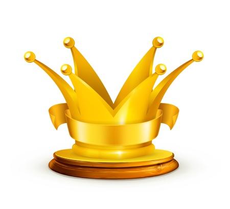 Golden crownのイラスト素材