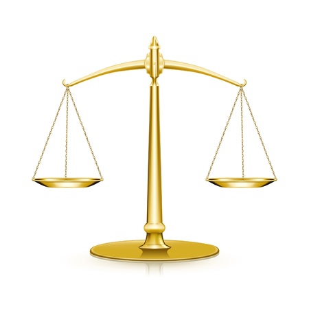 Gold Weight Scale, iconのイラスト素材