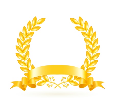 Gold Wreathのイラスト素材