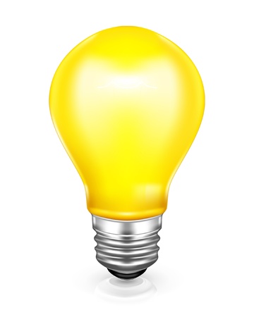 Light bulb, iconのイラスト素材