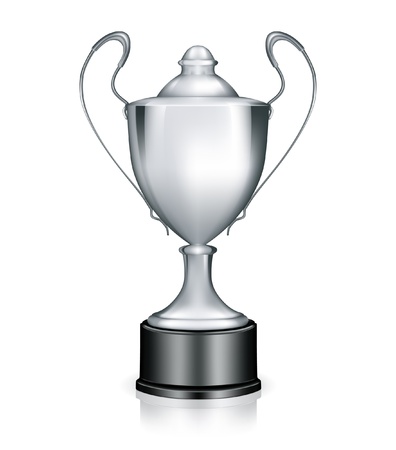 Silver Trophyのイラスト素材