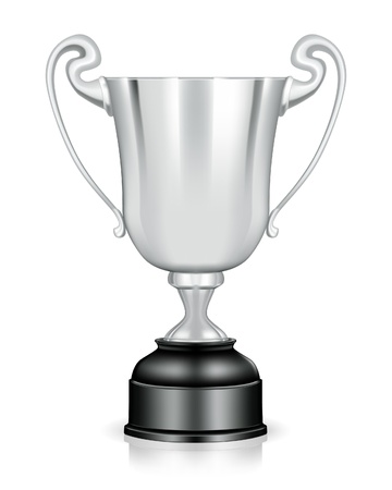 Silver Trophyのイラスト素材