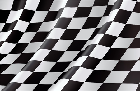 Checkered Flagのイラスト素材